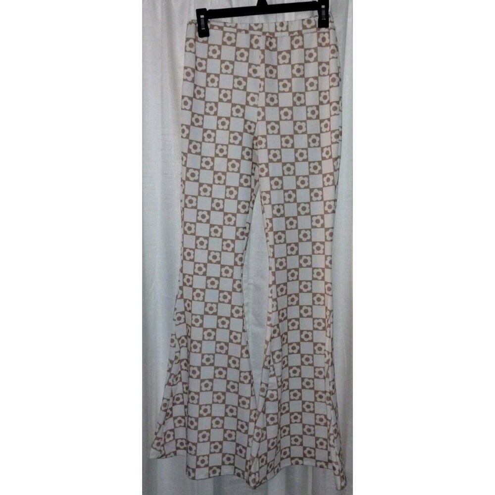 Princess Polly Jerry Pants Beige Wide Leg. NWT Size 4